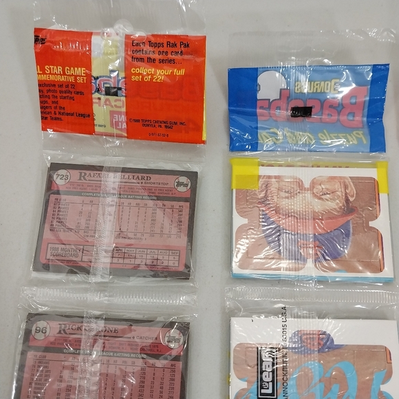 Topps 1987, 1988 & Donruss Baseball Cards Bundle 3 Packs NEW #A017 - Picture 9 of 10